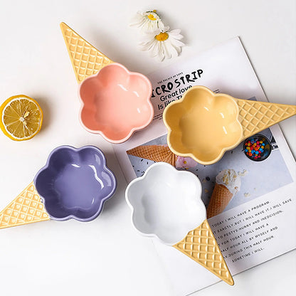 Porcelain Ice Cream Dessert Bowl - Lia's Room