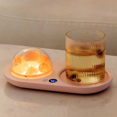 Tea & Coffee Electric Heating Beverage Warmer with Pink Dino Aroma Diffuser - Lia's Room