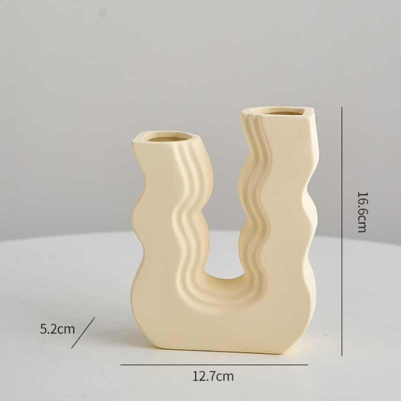 Groovy U-Shaped Vase Decor - Lia's Room