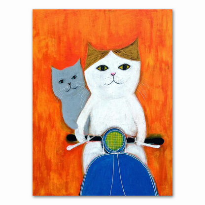 Cats Activities Canvas Poster - Lia's Room