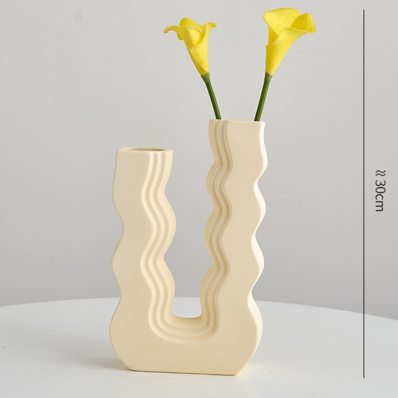 Groovy U-Shaped Vase Decor - Lia's Room