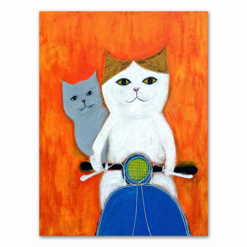 Cats Activities Canvas Poster - Lia's Room