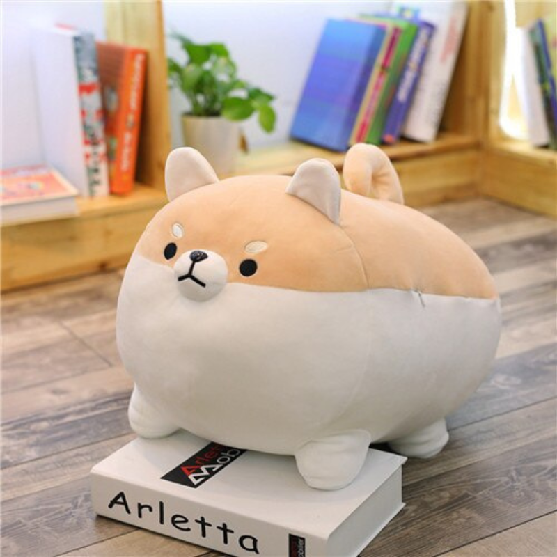 Adorable 40cm/50cm Kawaii Plush Stuffed Shiba Corgi Dog Pillows: Soft, Comfortable, and Charming - Lia's Room