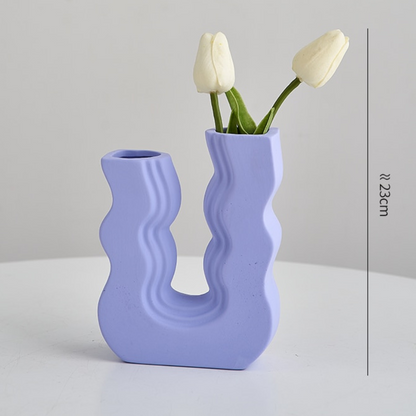 Groovy U-Shaped Vase Decor - Lia's Room