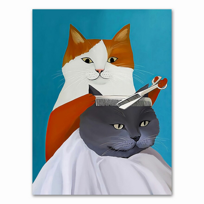 Cats Activities Canvas Poster - Lia's Room