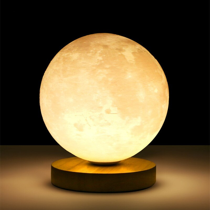 Rotating online moon lamp