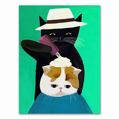 Cats Activities Canvas Poster - Lia's Room