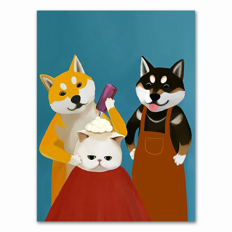 Cats Activities Canvas Poster - Lia's Room