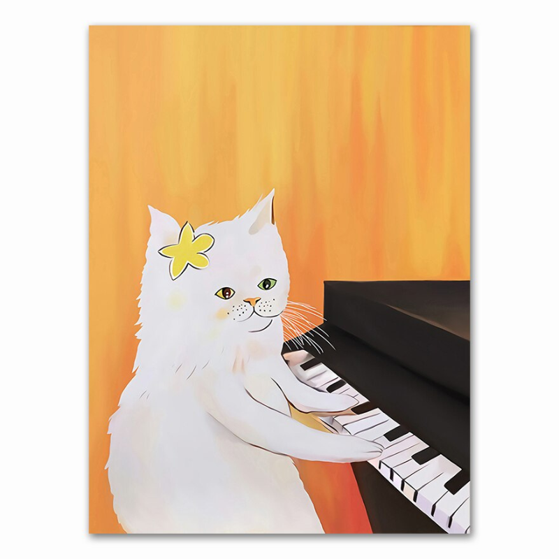 Cats Activities Canvas Poster - Lia's Room