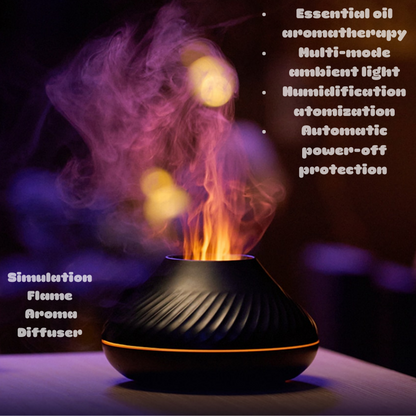 Magic of Fire and Fog: Volcano Humidifier Diffuser - Lia's Room