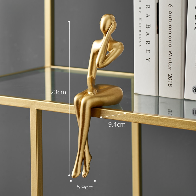 Stunning Gold Figurines - Lia's Room