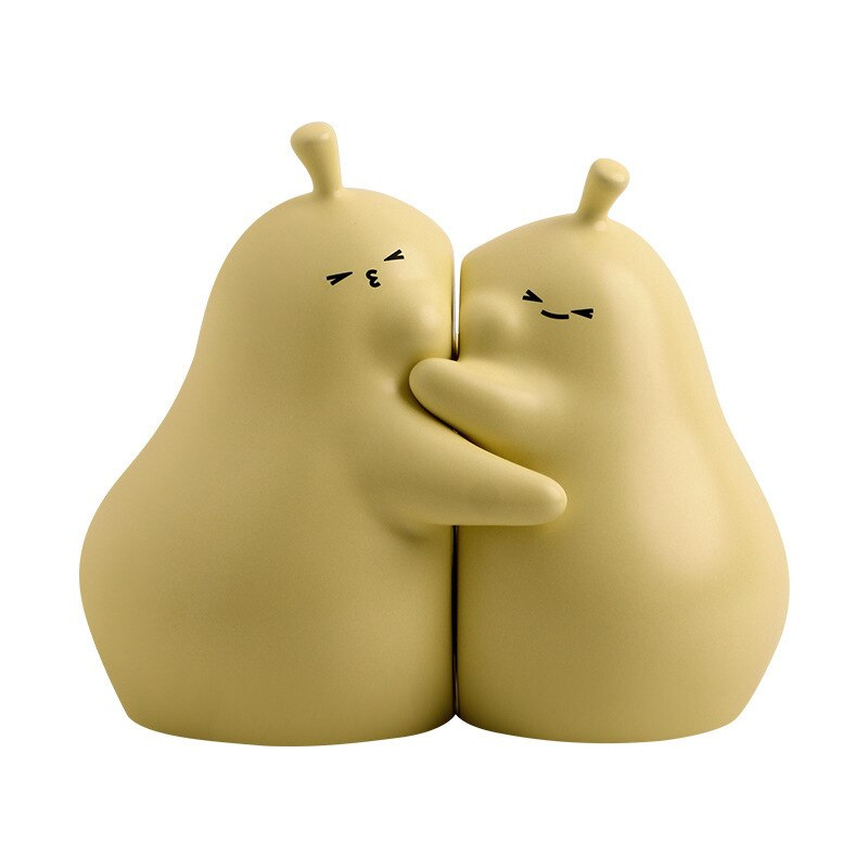 Hugging Pear Bookends - Lia's Room