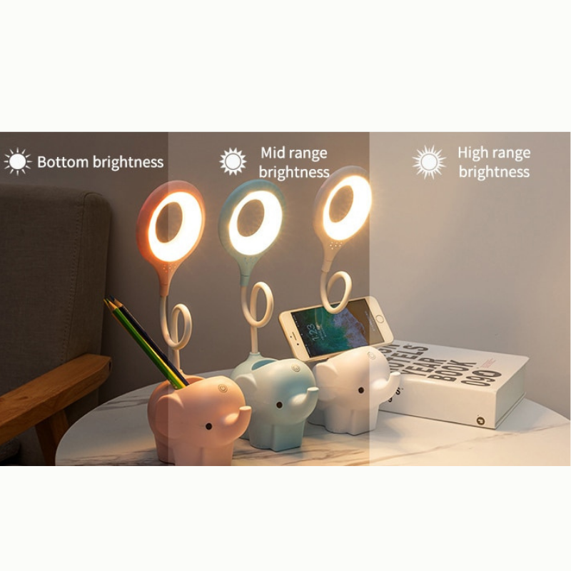 LED Elephant Desk Lamp - Lia's Room