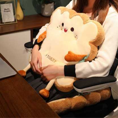 Limited Edition Snuggle Up with Soft Toast Plush Toy Stuffed Cushion for Comfort - Lia's Room