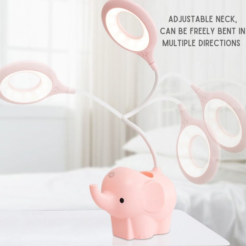 LED Elephant Desk Lamp - Lia's Room