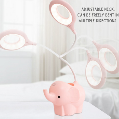 LED Elephant Desk Lamp - Lia's Room