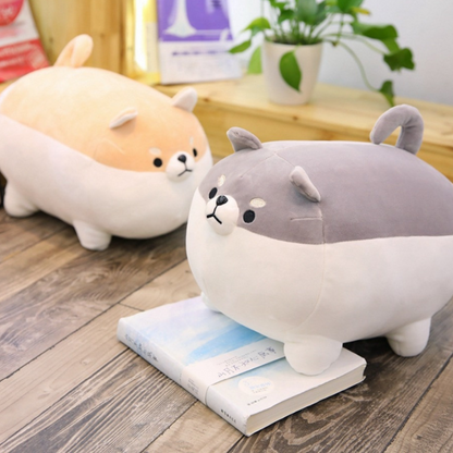 Adorable 40cm/50cm Kawaii Plush Stuffed Shiba Corgi Dog Pillows: Soft, Comfortable, and Charming - Lia's Room