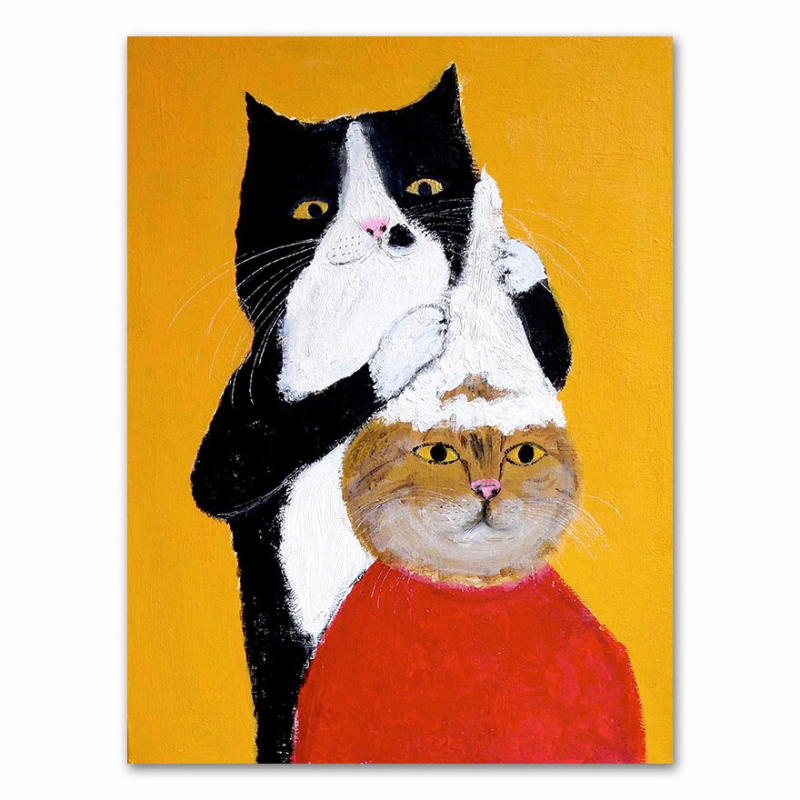 Cats Activities Canvas Poster - Lia's Room