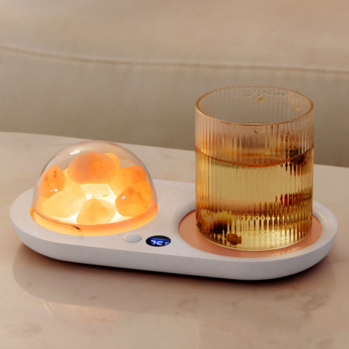 Tea & Coffee Electric Heating Beverage Warmer with Pink Dino Aroma Diffuser - Lia's Room