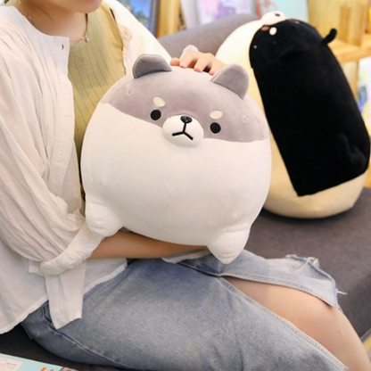 Adorable 40cm/50cm Kawaii Plush Stuffed Shiba Corgi Dog Pillows: Soft, Comfortable, and Charming - Lia's Room