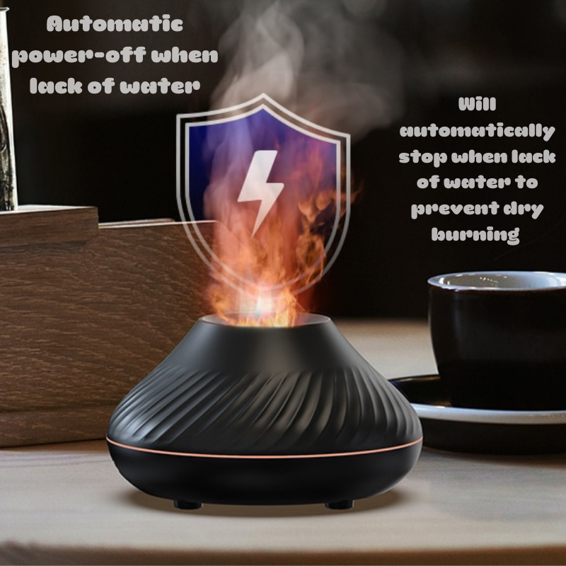 Magic of Fire and Fog: Volcano Humidifier Diffuser - Lia's Room