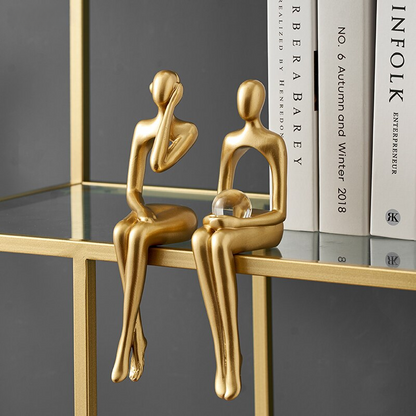 Stunning Gold Figurines - Lia's Room