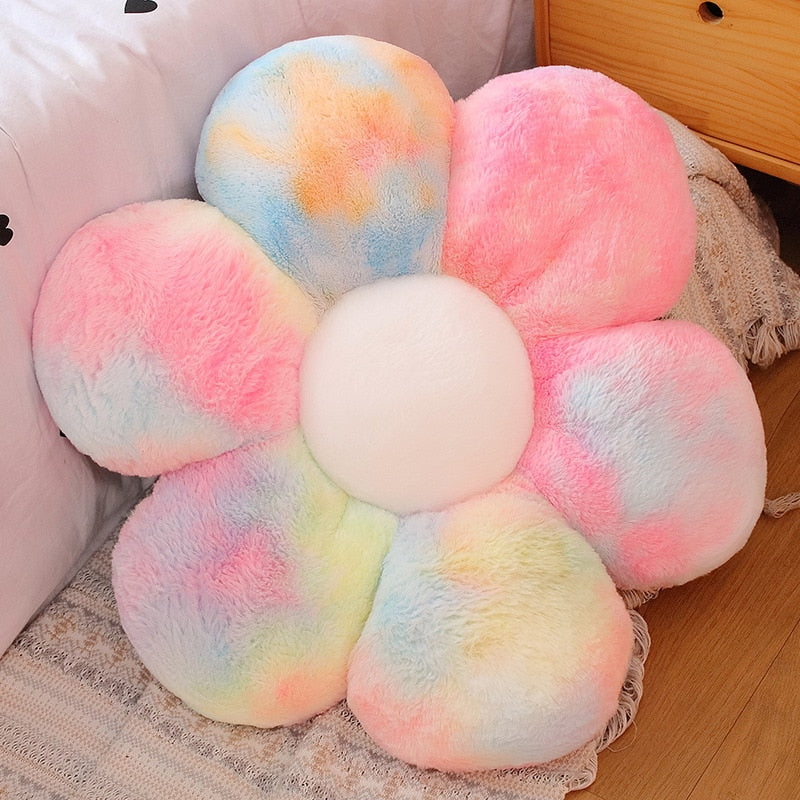 Stuffed Six Petal Flower Cushion Beautiful Flower Shaped Decorative Pillow - Lia's Room