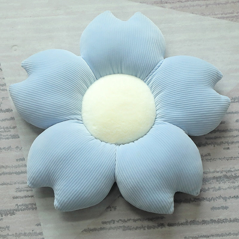 Stuffed Six Petal Flower Cushion Beautiful Flower Shaped Decorative Pillow - Lia's Room