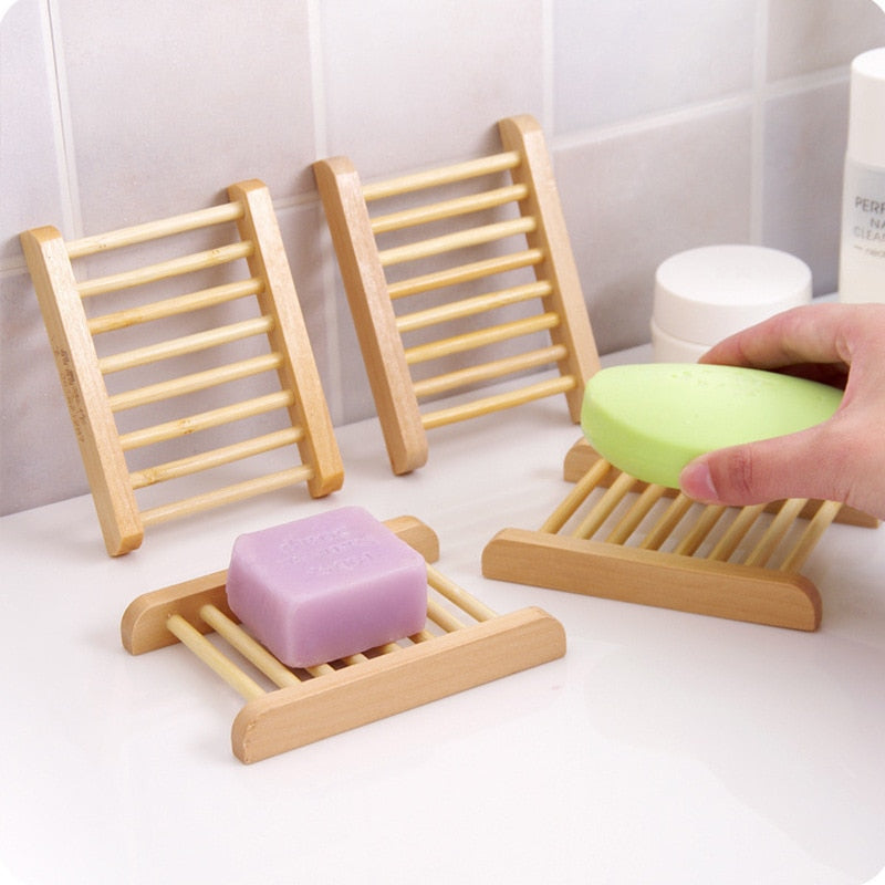 Natural Wood Soap Holder - Lia's Room