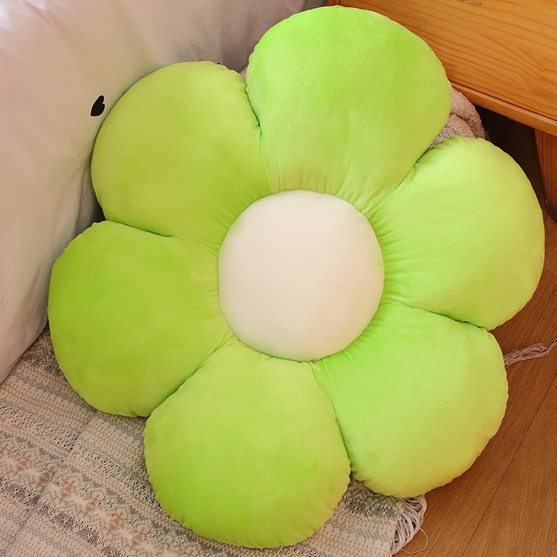 Stuffed Six Petal Flower Cushion Beautiful Flower Shaped Decorative Pillow - Lia's Room