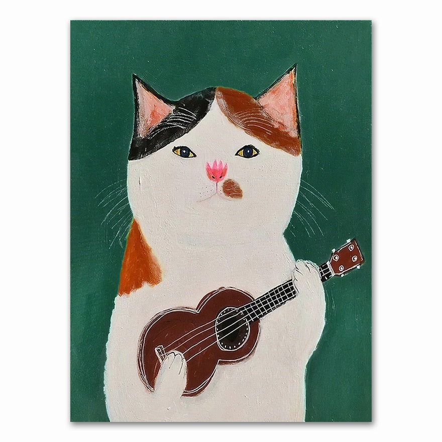 Cats Activities Canvas Poster - Lia's Room