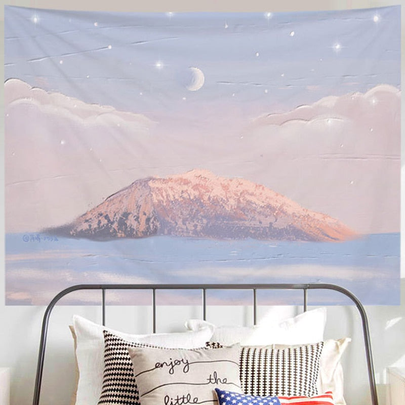 Stunning Oil Painting Scenery Tapestry - Lia's Room