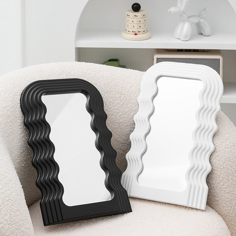 Modern Chic Wavy Mirror - Lia's Room