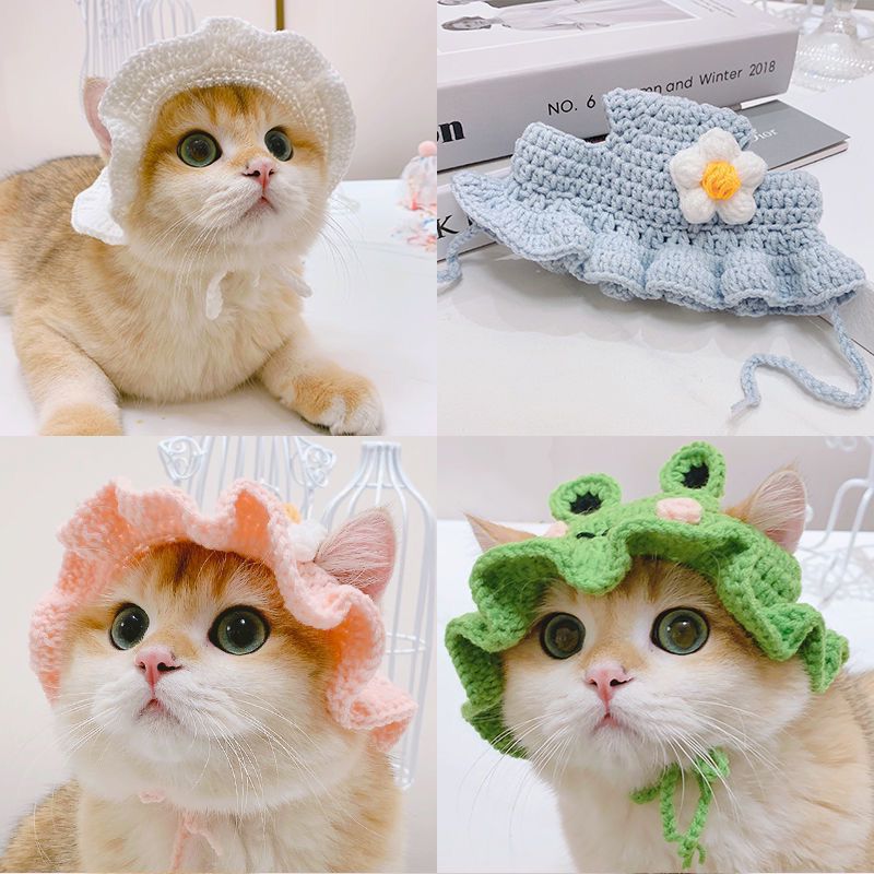 Fashion Handmade Knitted Cat Hat - Lia's Room