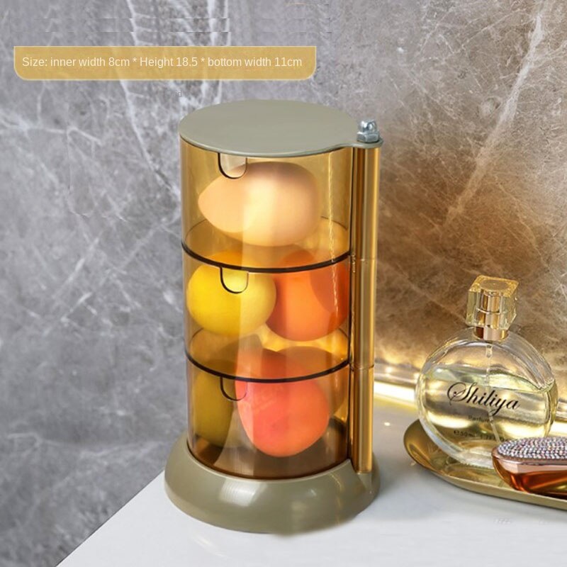 360 Multi-layer Rotating Cosmetic Storage Box – Lia's Room