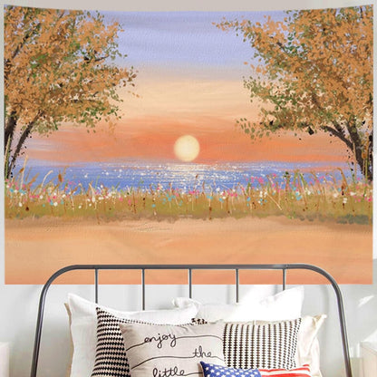 Stunning Oil Painting Scenery Tapestry - Lia's Room