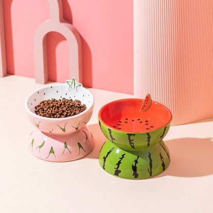 Fruit-Shaped Cat Bowl - Lia's Room