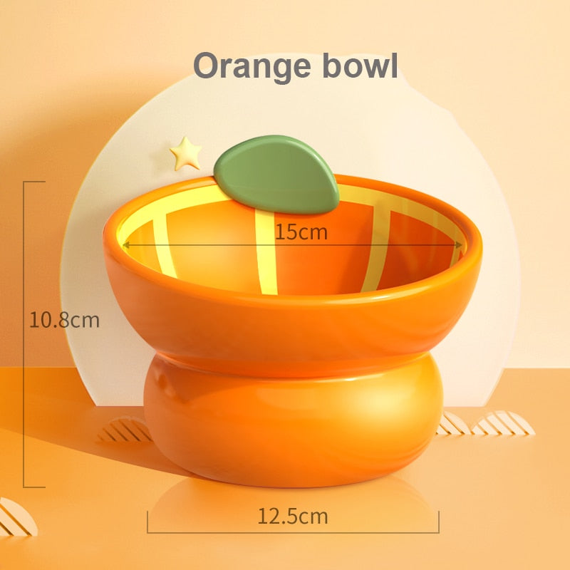 Fruit-Shaped Cat Bowl - Lia's Room