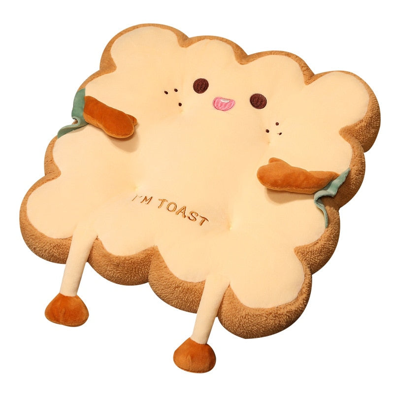 Limited Edition Snuggle Up with Soft Toast Plush Toy Stuffed Cushion for Comfort - Lia's Room