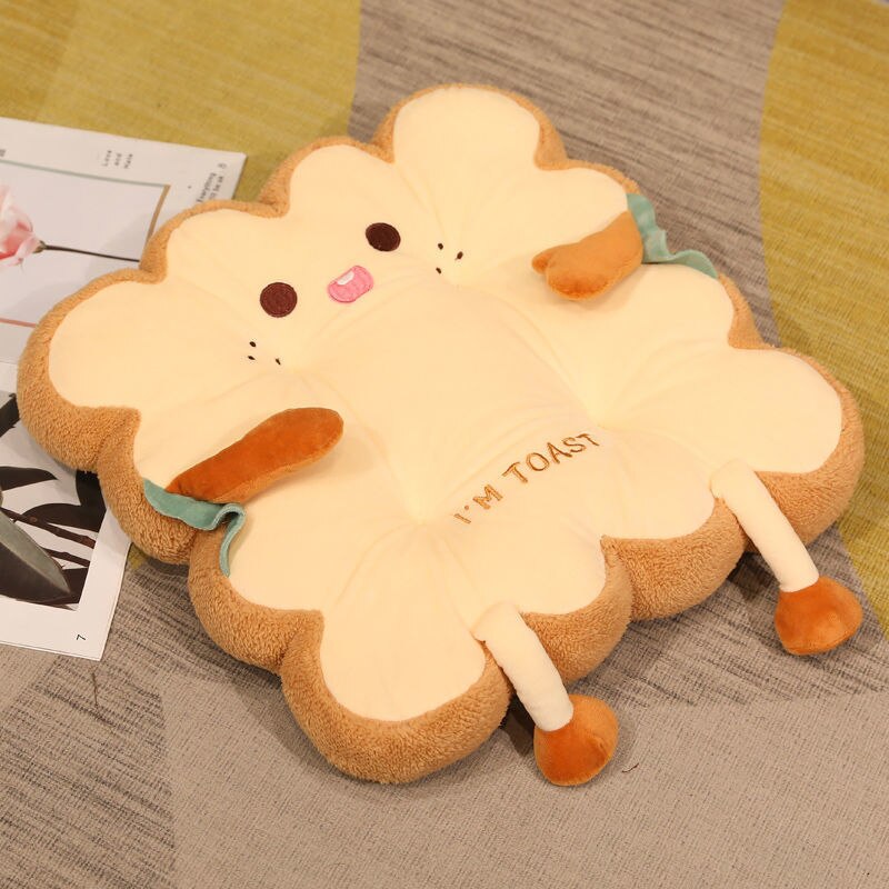 Limited Edition Snuggle Up with Soft Toast Plush Toy Stuffed Cushion for Comfort - Lia's Room