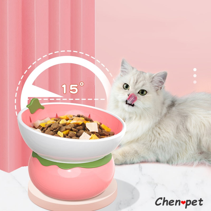 Cute cat food clearance bowls