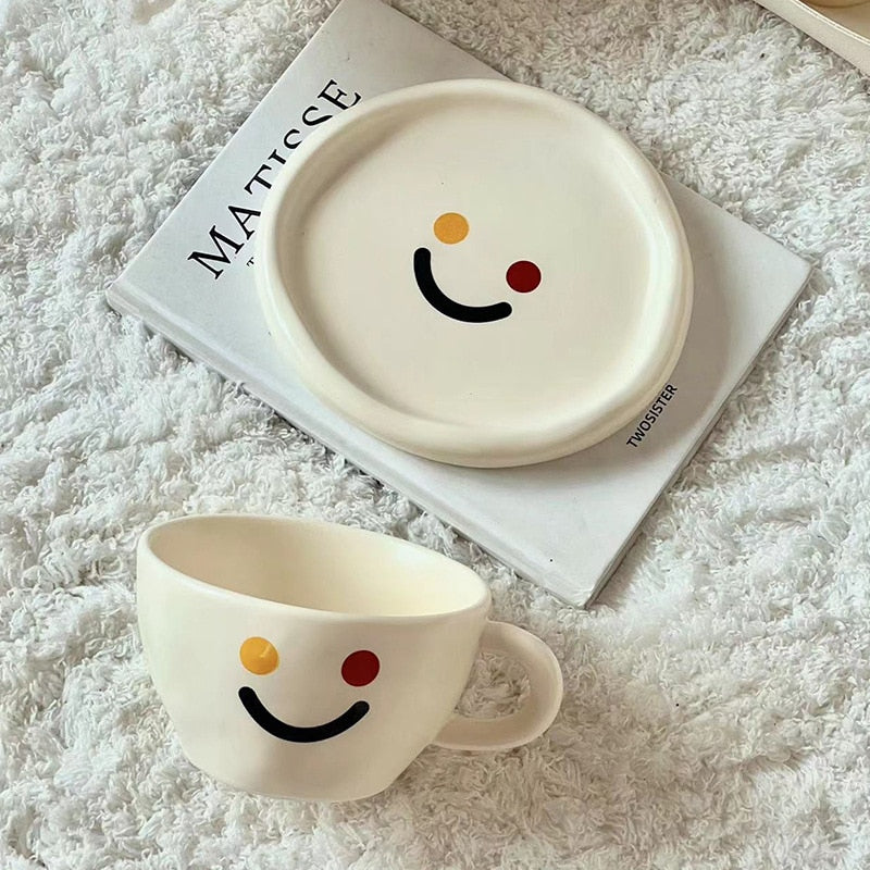 Smiley Face Coffee Cup - Lia's Room