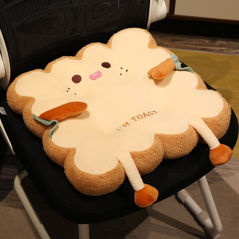 Limited Edition Snuggle Up with Soft Toast Plush Toy Stuffed Cushion for Comfort - Lia's Room