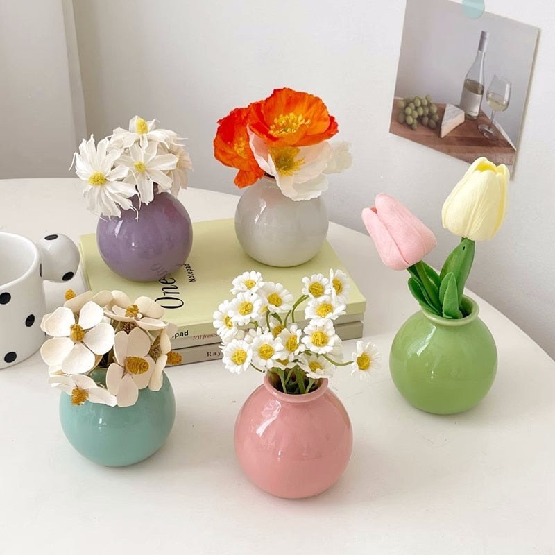 Colorful Mini Vases - Lia's Room