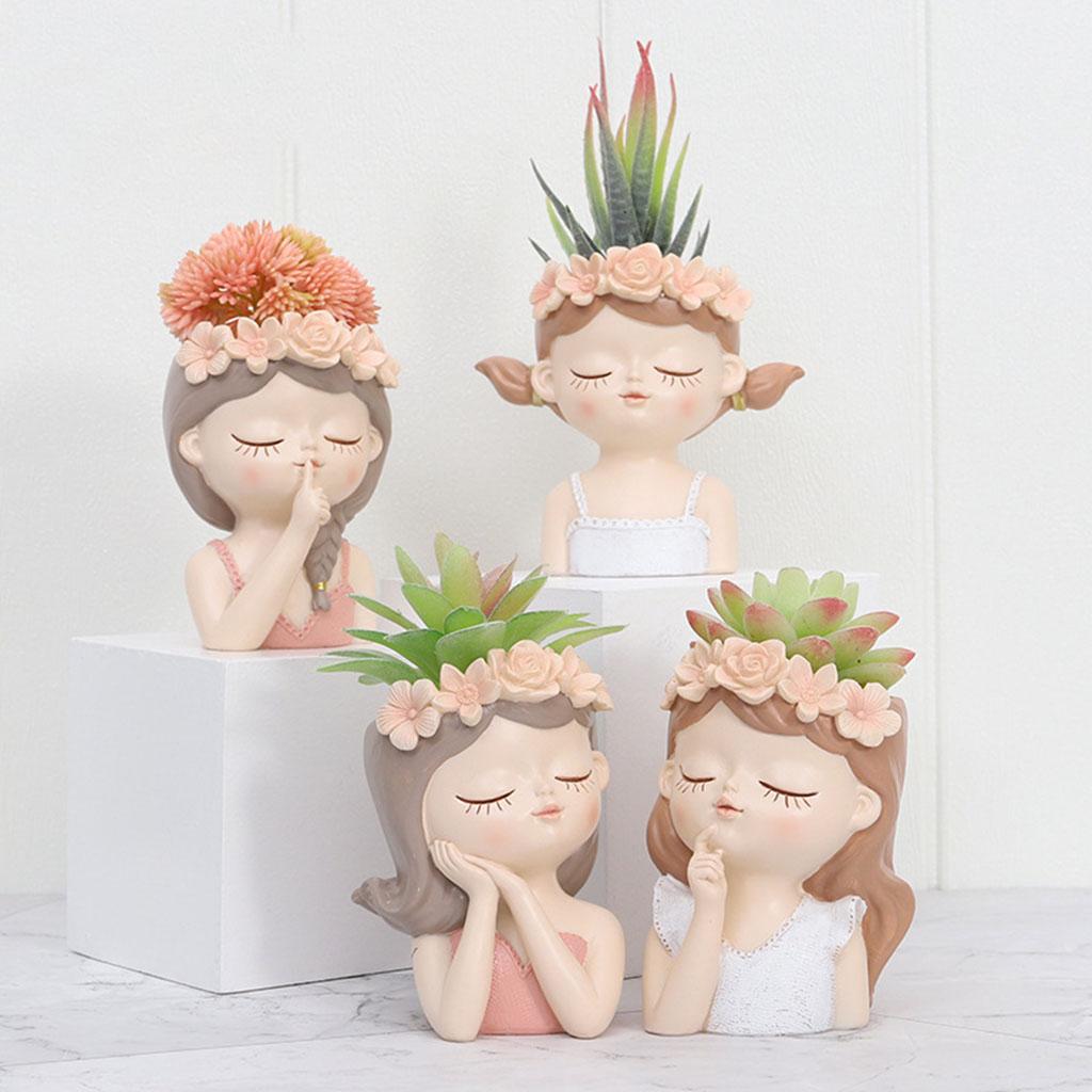 Fairy Girl Portrait Planter - Lia's Room