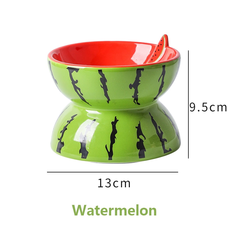 Fruit-Shaped Cat Bowl - Lia's Room