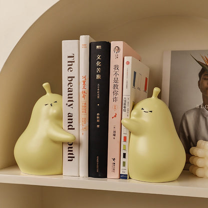 Hugging Pear Bookends - Lia's Room