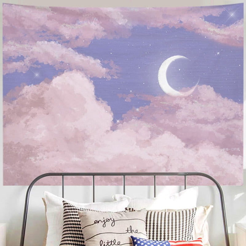 Stunning Oil Painting Scenery Tapestry - Lia's Room