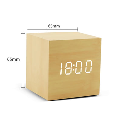 Timeless LED Wooden Alarm Clock - Lia's Room