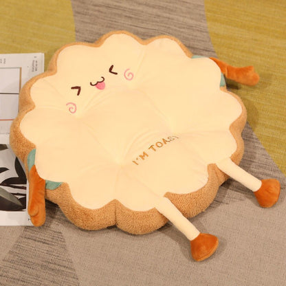 Limited Edition Snuggle Up with Soft Toast Plush Toy Stuffed Cushion for Comfort - Lia's Room